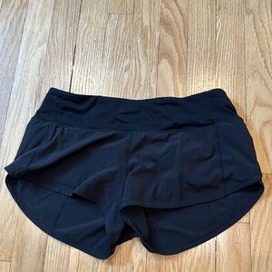 Black Lululemon Running Shorts
